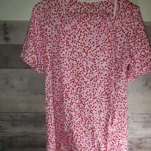 NWT KATE SPADE Womens' Pink Heart Pajama S…